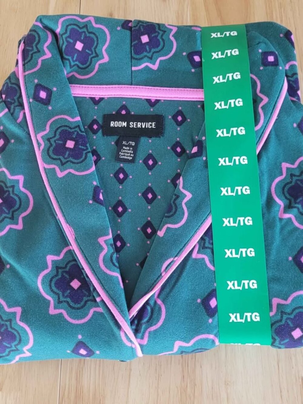 Room Service Pajama Set ~ Size XL